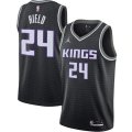 Sacramento Kings #24 Buddy Hield Jordan Brand Black 2020-21 Swingman Jersey