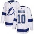 Tampa Bay Lightning #10 J.T. Miller Authentic White Away NHL Jersey