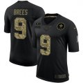 New Orleans Saints #9 Drew Brees Camo 2020 Salute To Service Limited Jersey