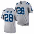 Indianapolis Colts #28 Jonathan Taylor Nike Gray Inverted Legend Jersey