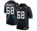 Jacksonville Jaguars #68 Andrew Norwell Game Black Team Color Football Jersey