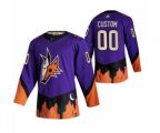 Arizona Coyotes Custom Purple 2020-21 Alternate Authentic Player Hockey Jersey