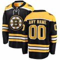 Boston Bruins Fanatics Branded Black Home Breakaway Custom Jersey