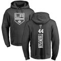 Los Angeles Kings #44 Nate Thompson Charcoal One Color Backer Pullover Hoodie