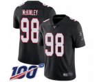Atlanta Falcons #98 Takkarist McKinley Black Alternate Vapor Untouchable Limited Player 100th Season Football Jersey