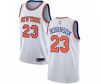 New York Knicks #23 Mitchell Robinson Swingman White Basketball Jersey - Association Edition