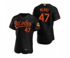 Baltimore Orioles #47 John Means Nike Black Authentic 2020 Alternate Jersey