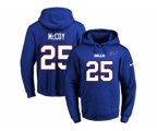 Buffalo Bills #25 LeSean McCoy Royal Blue Name & Number Pullover NFL Hoodie