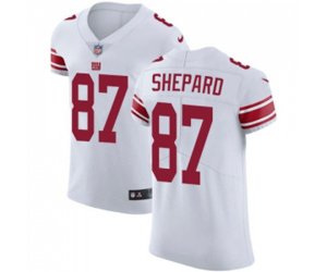New York Giants #87 Sterling Shepard White Vapor Untouchable Elite Player Football Jersey