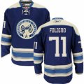 Columbus Blue Jackets #71 Nick Foligno Premier Navy Blue Third NHL Jersey