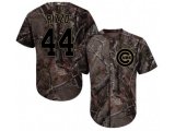 Chicago Cubs #44 Anthony Rizzo Camo Realtree Collection Cool Base Stitched MLB Jersey
