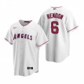 Nike Los Angeles Angels #6 Anthony Rendon White Home Stitched Baseball Jersey