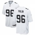 Las Vegas Raiders #96 Darius Philon Nike White Vapor Limited Jersey
