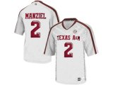 2016 Men'sTexas A&M Aggies Johnny Manziel #2 College Football Authentic Jersey - White