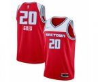 Sacramento Kings #20 Harry Giles Swingman Red Basketball Jersey - 2019-20 City Edition