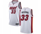 Miami Heat #33 Alonzo Mourning Authentic Basketball Jersey - Association Edition