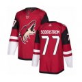 Arizona Coyotes #77 Victor Soderstrom Authentic Burgundy Red Home Hockey Jersey
