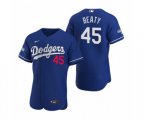 Los Angeles Dodgers Matt Beaty Royal 2020 World Series Champions Authentic Jersey