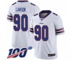 Buffalo Bills #90 Shaq Lawson White Vapor Untouchable Limited Player 100th Season Football Jersey
