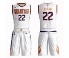 Phoenix Suns #22 Deandre Ayton Swingman White Basketball Suit Jersey - Association Edition