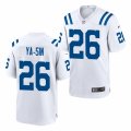 Indianapolis Colts #26 Rock Ya-Sin Nike White Vapor Limited Jersey