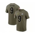 Los Angeles Rams #9 Matthew Stafford 2022 Olive Salute to Service T-Shirt