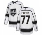 Los Angeles Kings #77 Jeff Carter White Road Stitched Hockey Jersey