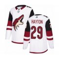 Arizona Coyotes #29 Barrett Hayton Authentic White Away Hockey Jersey