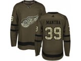 Detroit Red Wings #39 Anthony Mantha Green Salute to Service Stitched NHL Jersey