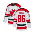 New Jersey Devils #86 Jack Hughes Authentic White Alternate Hockey Jersey
