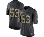 Kansas City Chiefs #53 Anthony Hitchens Limited Black 2016 Salute to Service Football Jersey