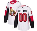 Ottawa Senators Personalized White Road Hockey Custom Jersey