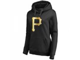 Women Pittsburgh Pirates Gold Collection Pullover Hoodie Black