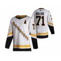 Pittsburgh Penguins #71 Evgeni Malkin White 2020-21 Reverse Retro Alternate Hockey Jersey