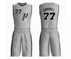 San Antonio Spurs #77 DeMarre Carroll Swingman Silver Basketball Suit Jersey Statement Edition