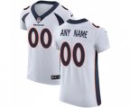 Denver Broncos Customized White Vapor Untouchable Custom Elite Football Jersey