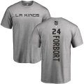 Los Angeles Kings #24 Derek Forbort Ash Backer T-Shirt