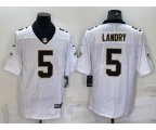 New Orleans Saints #5 Jarvis Landry White 2022 Vapor Untouchable Stitched NFL Nike Limited Jersey