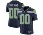 Seattle Seahawks Customized Steel Blue Team Color Vapor Untouchable Limited Player Football Jersey