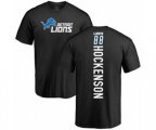 Detroit Lions #88 T.J. Hockenson Black Backer T-Shirt