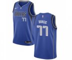 Dallas Mavericks #77 Luka Doncic Swingman Royal Blue Road Basketball Jersey - Icon Edition
