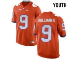 2016 Youth Clemson Tigers Wayne Gallman II #9 College Football Limited Jersey - Orange