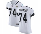 Jacksonville Jaguars #74 Cam Robinson White Vapor Untouchable Elite Player Football Jersey