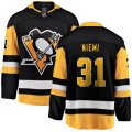 Pittsburgh Penguins #31 Antti Niemi Fanatics Branded Black Home Breakaway NHL Jersey
