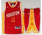 Houston Rockets #13 James Harden red[revolution 30 swingman Suits]