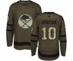 Adidas Buffalo Sabres #10 Jacob Josefson Authentic Green Salute to Service NHL Jersey