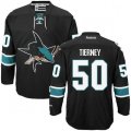 San Jose Sharks #50 Chris Tierney Premier Black Third NHL Jersey