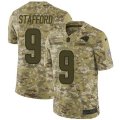 Los Angeles Rams #9 Matthew Stafford Camo Stitched NFL Limited 2018 Salute To Service Jersey