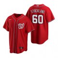 Nike Washington Nationals #60 Hunter Strickland Red Alternate Stitched Baseball Jersey