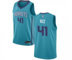 Charlotte Hornets #41 Glen Rice Authentic Teal Basketball Jersey - Icon Edition